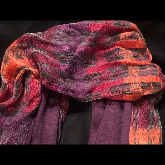 SOLD: Pair of Purple Scarves - Picture 5 of 9